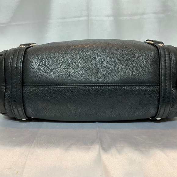 Coach Alexandra Black Pebble Leather Convertible Bag Handbag Purse US    45-B5b - Picture 7 of 10